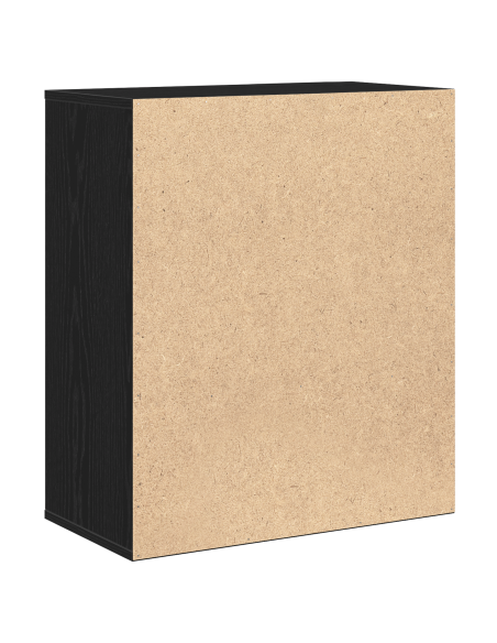 Credenza Rovere nero 60 x 31 x 70 cm Legno multistrato