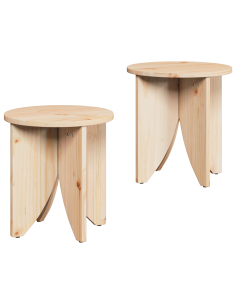 Tavolino da salotto 2 pcs Naturale