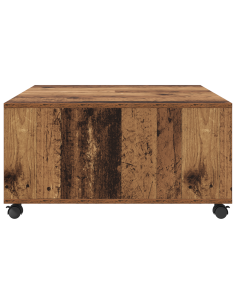 Tavolino da salotto con cassetto Legno vecchio 75 x 75 x 38 cm