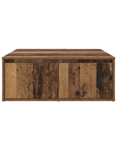 Tavolino da salotto con cassetto Legno antico 80 x 80 x 31 cm