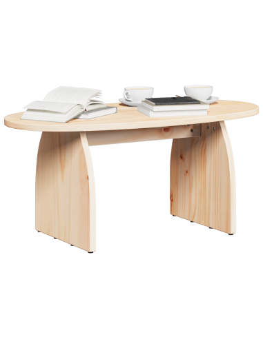 Tavolino da salotto Marrone 80 x 40 x 35 cm Pino massello