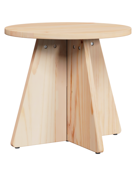 Tavolino da salotto 3 pcs Naturale 49 x 49 x 30 cm