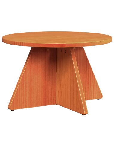 Tavolino da salotto 3 pcs Marrone cerato