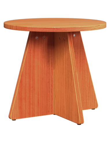 Tavolino da salotto 3 pcs Marrone cerato