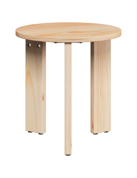 Tavolino da salotto 3 pcs Naturale 47.5 x 47.5 x 27 cm