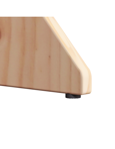 Tavolino da salotto 2 pcs Naturale Legno di pino massello