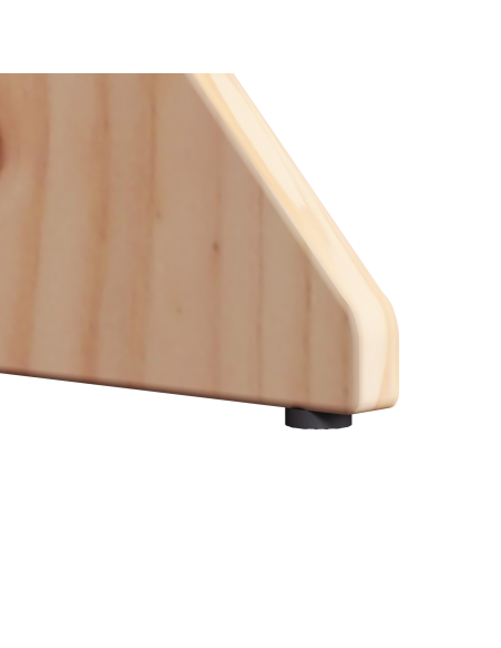 Tavolino da salotto 2 pcs Naturale Legno di pino massello