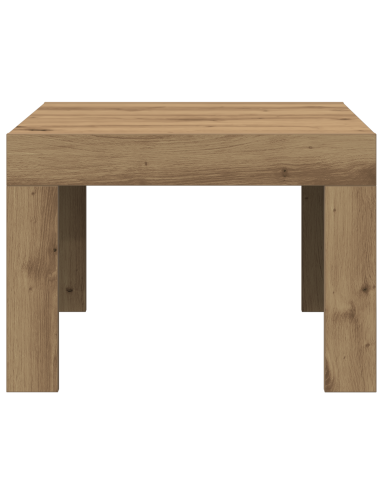 Tavolino da salotto Rovere artigianale 50 x 50 x 35 cm