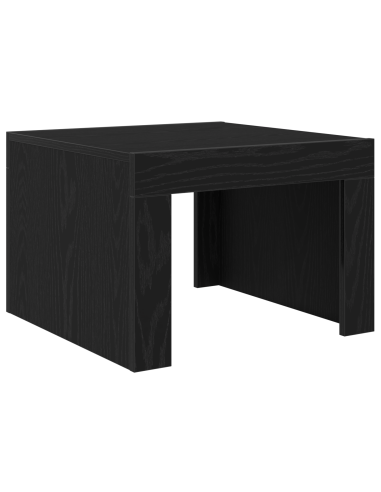 Tavolino da salotto Rovere Nero 50 x 50 x 35 cm
