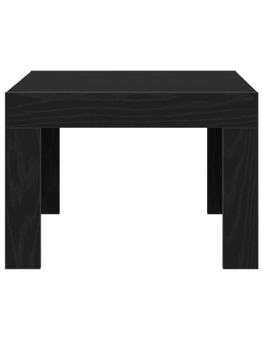 Tavolino da salotto Rovere Nero 50 x 50 x 35 cm
