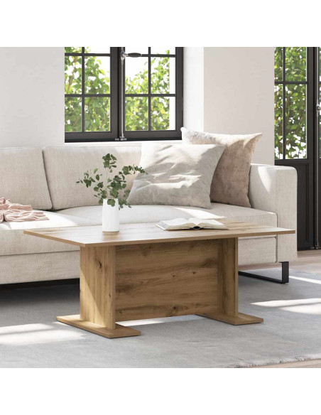 Tavolino da salotto rovere artigianale 103,5 x 60 x 40 cm