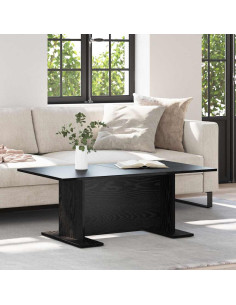 Tavolino da salotto Rovere nero 103,5 x 60 x 40 cm 2