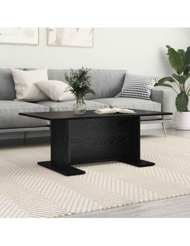 Tavolino da salotto Rovere nero 103,5 x 60 x 40 cm