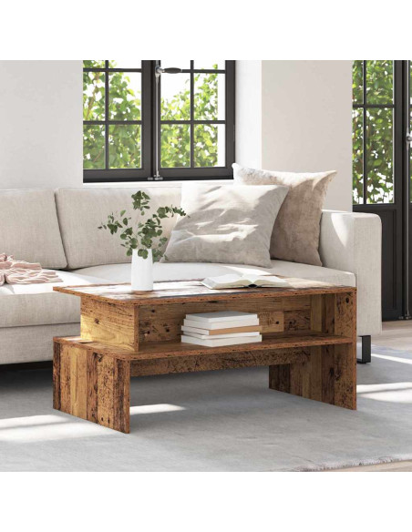 Tavolino da salotto Legno antico 90 x 55 x 42.5 cm