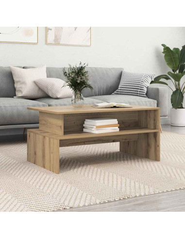 Tavolino da salotto Rovere artigianale 90 x 55 x 42,5 cm