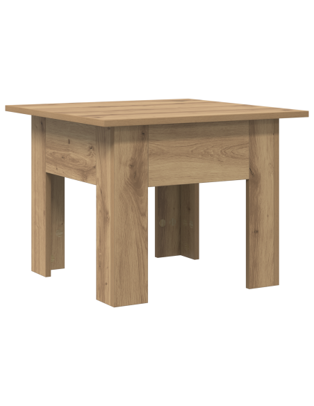 Tavolino da salotto Rovere artigianale 55 x 55 x 42 cm