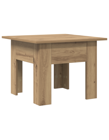 Tavolino da salotto Rovere artigianale 55 x 55 x 42 cm