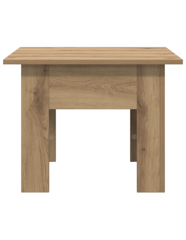 Tavolino da salotto Rovere artigianale 55 x 55 x 42 cm