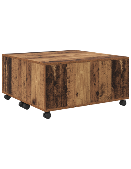 Tavolino da salotto con cassetto Legno vecchio 75 x 75 x 38 cm