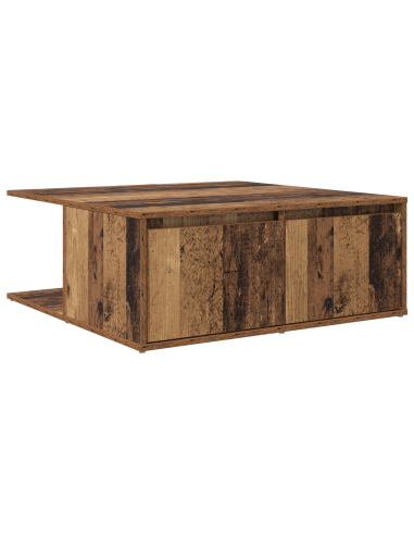 Tavolino da salotto con cassetto Legno antico 80 x 80 x 31 cm