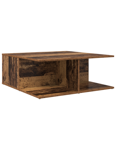 Tavolino da salotto con cassetto Legno antico 80 x 80 x 31 cm