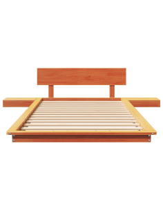 Struttura del letto Marrone 100 x 200 cm legno