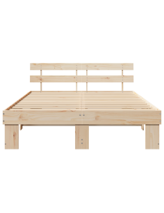 Struttura del letto Naturale 160 x 200 cm Pino massello