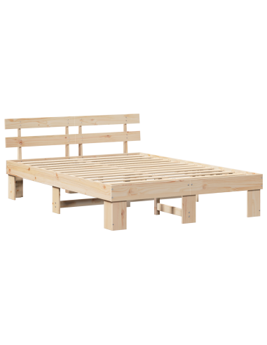 Struttura del letto Naturale 160 x 200 cm Pino massello