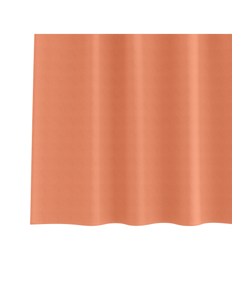 Tende con tende 2 pcs Terracotta 260 x 140 cm Poliestere