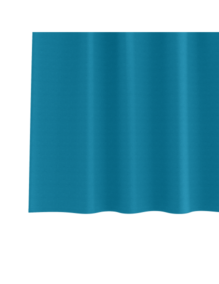 Tende con tende 2 pcs Turchese 245 x 140 cm Poliestere