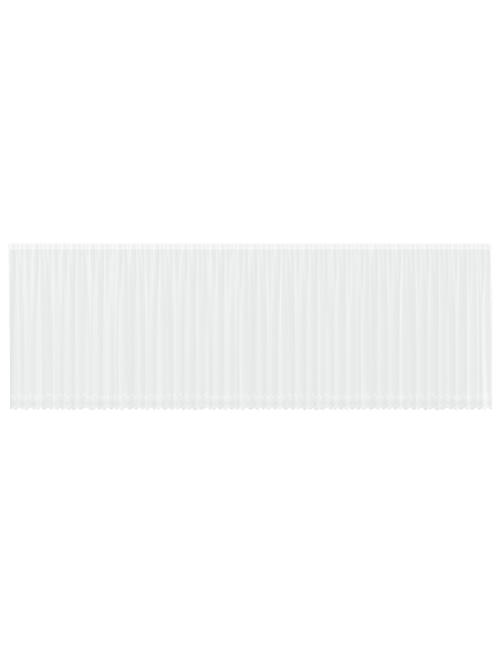 Tende con tende Floreale Bianco 1200 x 240 cm Poliestere
