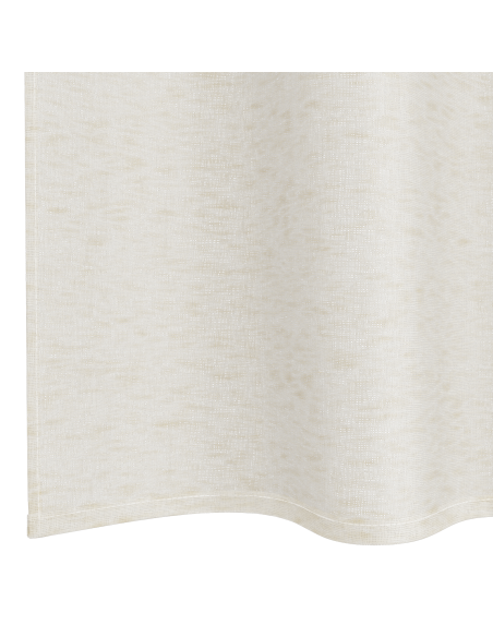 Tende con tende 2 pcs Crema 140 x 245 cm Poliestere