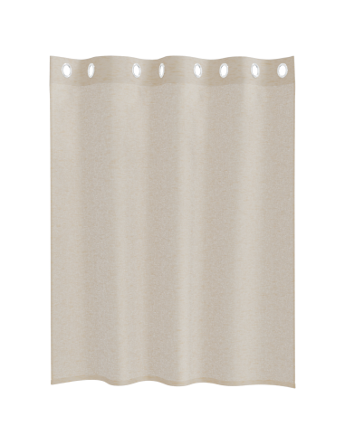 Tenda in Velo con tende 2 pcs Sabbia 140 x 140 cm Poliestere