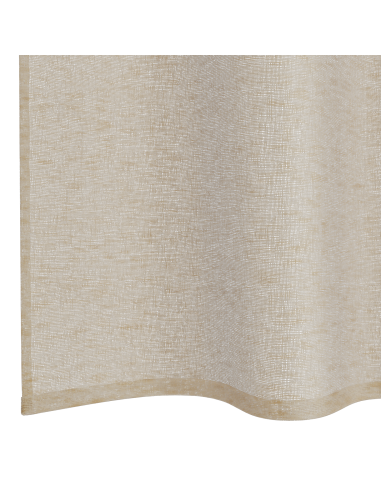 Tenda in Velo con tende 2 pcs Sabbia 245 x 140 cm Poliestere