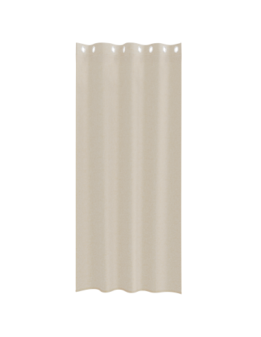 Tenda in Velo con tende 2 pcs Sabbia 260 x 140 cm Poliestere