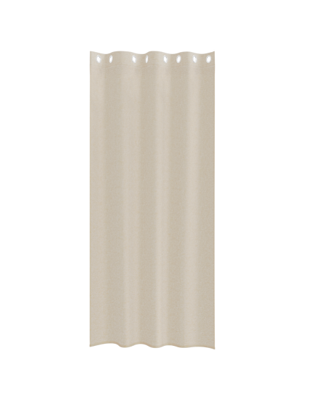 Tende con tende 2 pcs Sabbia 140 x 260 cm Poliestere