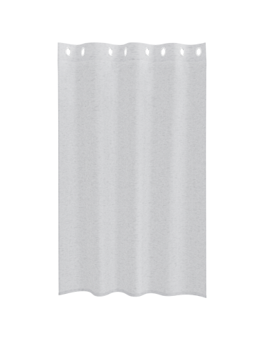 Tenda in Velo 2 pcs Grigio chiaro 175 x 140 cm Poliestere