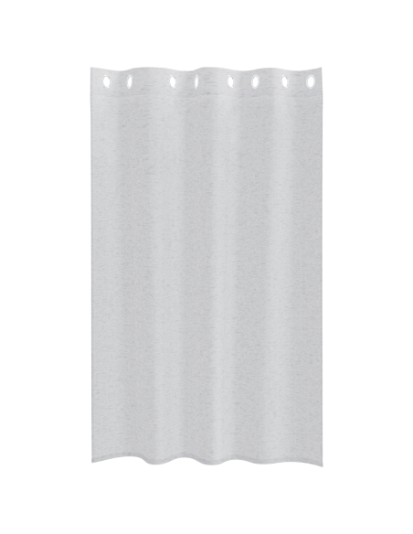 Tende con tende 2 pcs Grigio chiaro 140 x 175 cm Poliestere