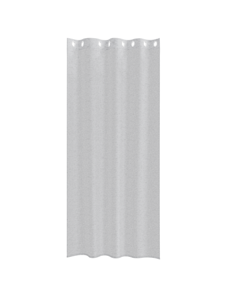 Tende con tende 2 pcs Grigio chiaro 140 x 245 cm Poliestere