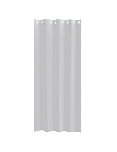 Tenda in Velo 2 pcs Grigio chiaro 260 x 140 cm Poliestere