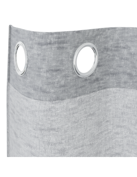 Tende con tende 2 pcs Grigio scuro 140 x 140 cm Poliestere