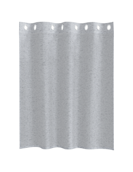 Tende con tende 2 pcs Grigio scuro 140 x 140 cm Poliestere