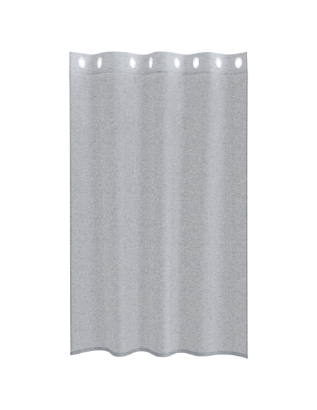 Tende con tende 2 pcs Grigio scuro 140 x 175 cm Poliestere