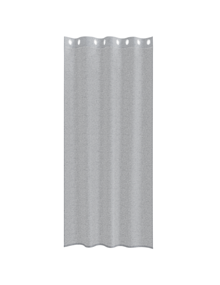 Tende con tende 2 pcs Grigio scuro 140 x 260 cm Poliestere