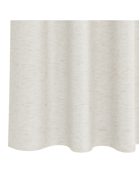 Tende con tende 2 pcs Crema 140 x 245 cm Poliestere