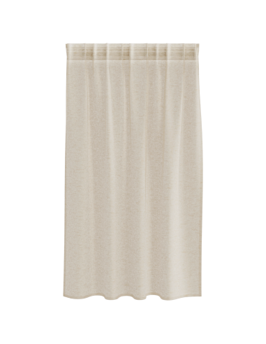 Tenda in Velo con tende 2 pcs Sabbia 140 x 140 cm Poliestere