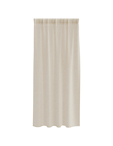 Tende con tende 2 pcs Sabbia 140 x 175 cm Poliestere