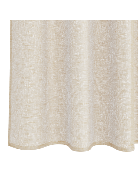 Tende con tende 2 pcs Sabbia 140 x 225 cm Poliestere