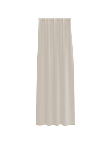 Tenda in Velo con tende 2 pcs Sabbia 225 x 140 cm Poliestere