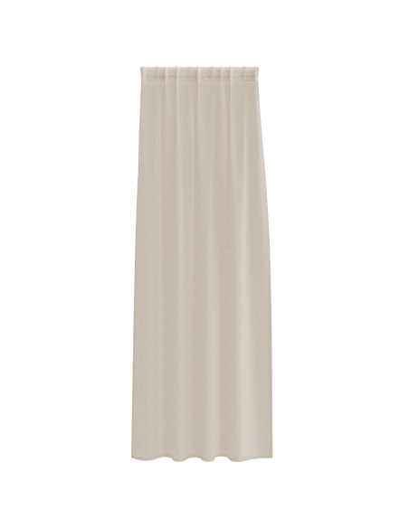 Tende con tende 2 pcs Sabbia 140 x 225 cm Poliestere